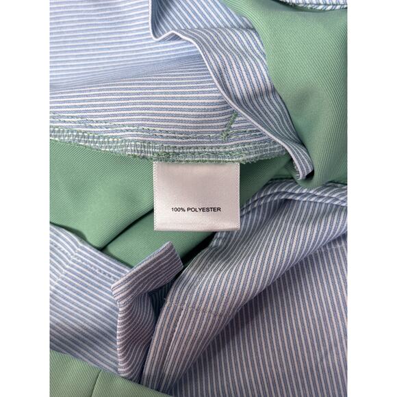 New Peter Millar Performance Shorts 34 Mens Green Golf - Picture 7 of 7